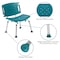 Flash Furniture 15" L, Plastic, Teal Bath & Shower Chair DC-HY3501L-TL-GG - alternate 9